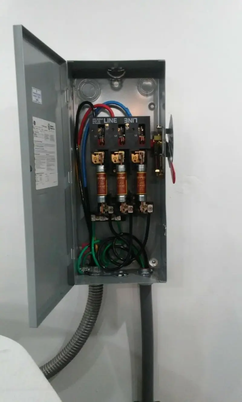 Three-phase disconnect switch installed for Electrical Wiring & Rewiring in Mobridge