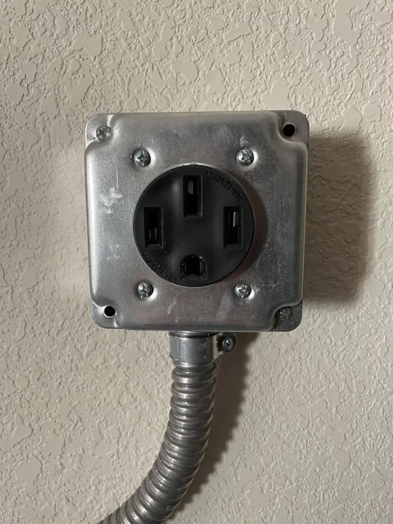 NEMA 14-50 outlet installed for Electrical Panel Upgrade in Mobridge